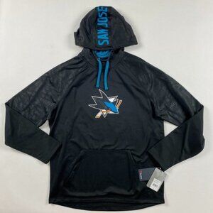 NEW San Jose Sharks Fanatics Branded Hoodie Mens Large NHL Hooded Pullover